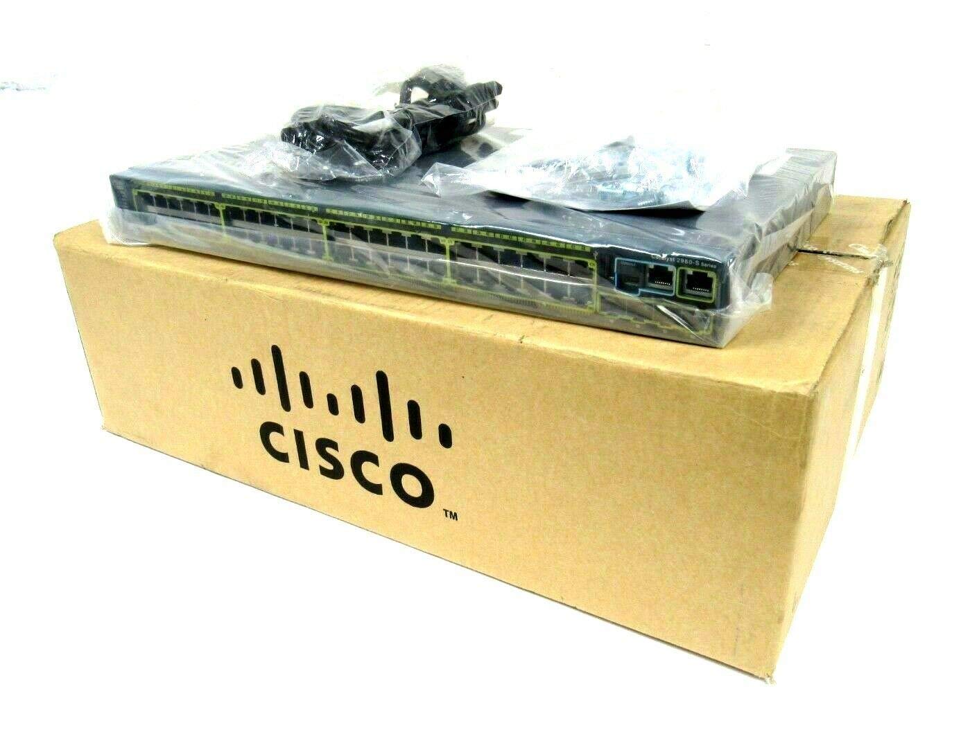 Refurbished Cisco WS-C2960S-48TS-L 48-Port Gigabit Ethernet Switch | Layer 2 Managed Network Switch for Office, Data Center & Small Business Networks | High-Speed Connectivity & Reliable Performance