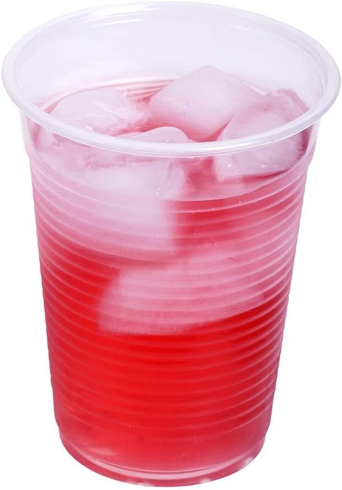 7 Oz Clear Plastic Disposable Drinking Cups - Bulk Pack of 50 for Parties, Picnics, BBQs & Events | BPA-Free & Durable Houseware Supplies
