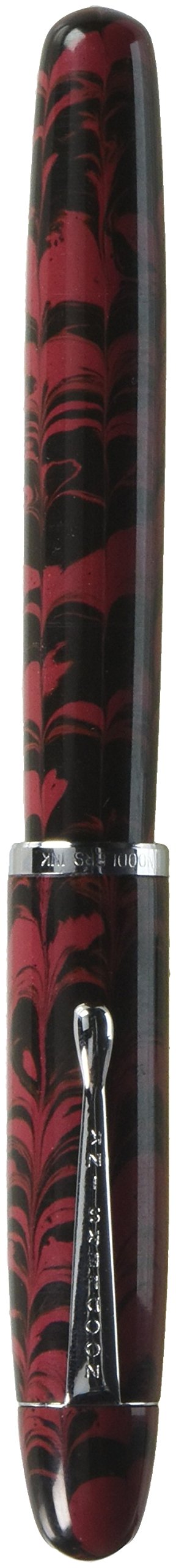 Noodler's Neponset Rebellion Red Fountain Pen with Music Nib - Premium Calligraphy & Art Writing Pen for Lettering, Sketching & Creative Projects