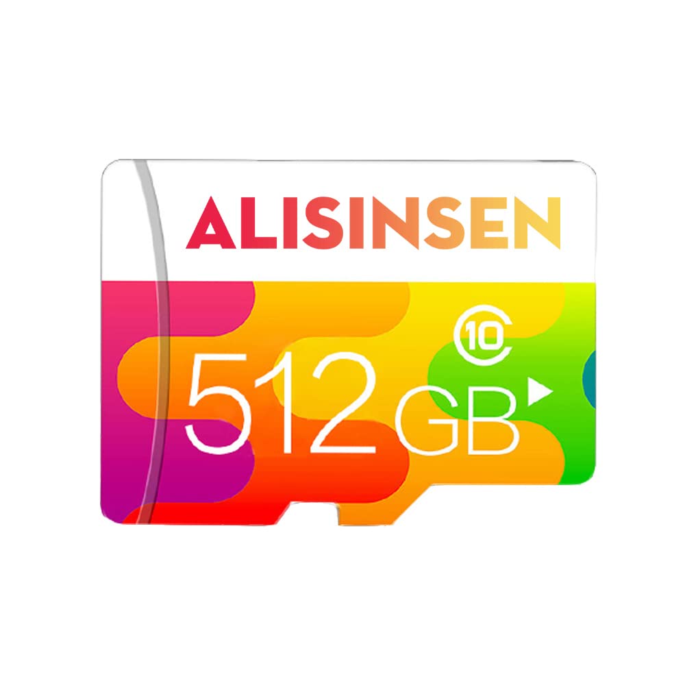 512GB Micro SD Card High Speed Class 10 UHS-I Memory Card with Adapter - Compatible with Body Cameras, Tablets, Drones, Dash Cams & Action Cameras - Perfect for 4K Video Recording & High-Speed Data Transfer