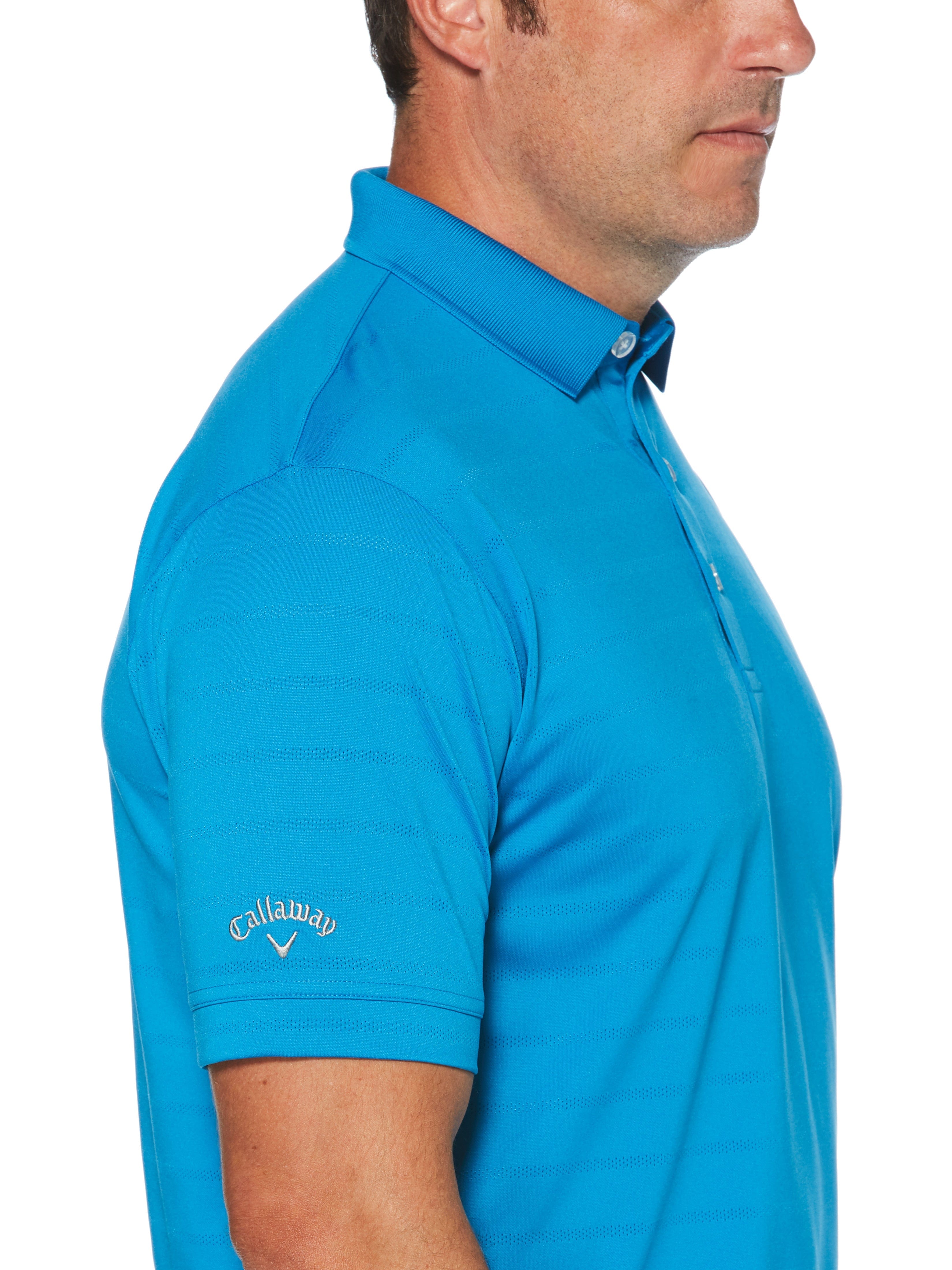 Men's Breathable Mesh Polo Shirt - Short Sleeve Ventilated Casual Shirt for Golf, Tennis & Summer Outdoor Activities