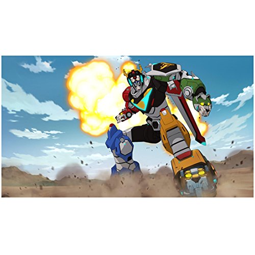 Voltron Lion Robot Action Figure - 8 x 10 Inch Collectible Photo for Display | Perfect for Anime Fans, Sci-Fi Decor & Home Office