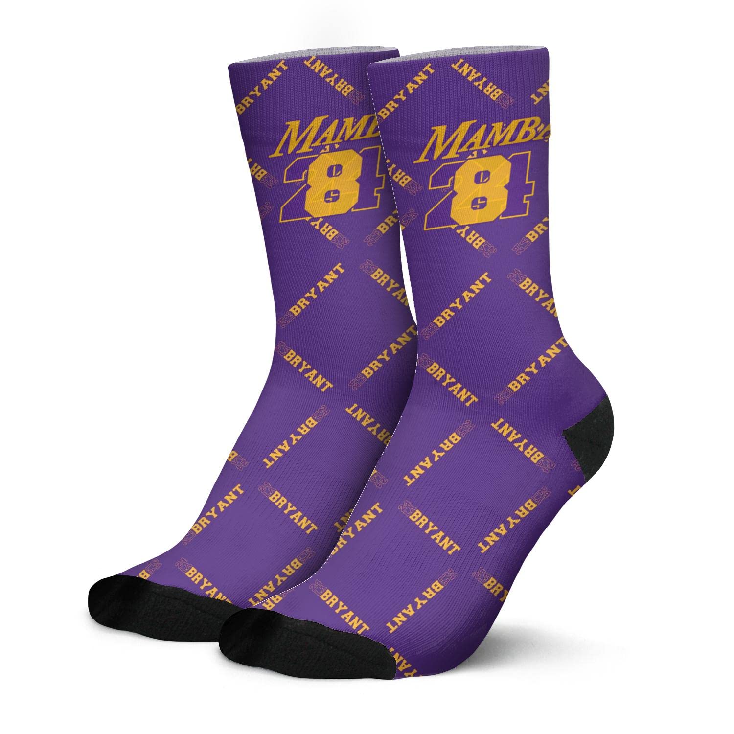 **MVP-24 Men's Non-Slip High Ankle Cushioned Crew Socks for Running, Gym & Sports - Breathable & Comfortable Athletic Socks**