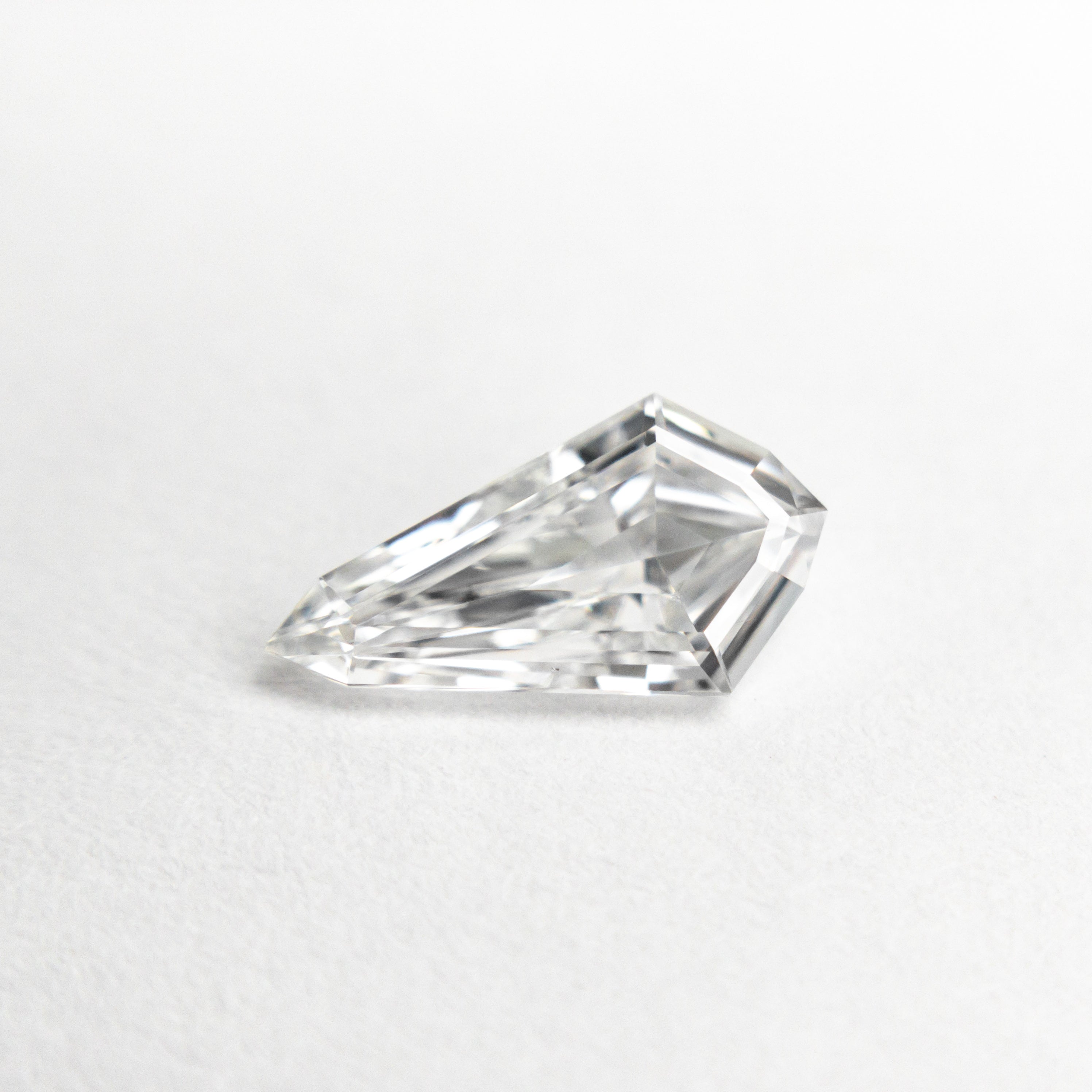 0.72ct Kite Step Cut Diamond - 9.53x5.13x2.32mm SI1 D Color - Unique Engagement Ring Center Stone for Women
