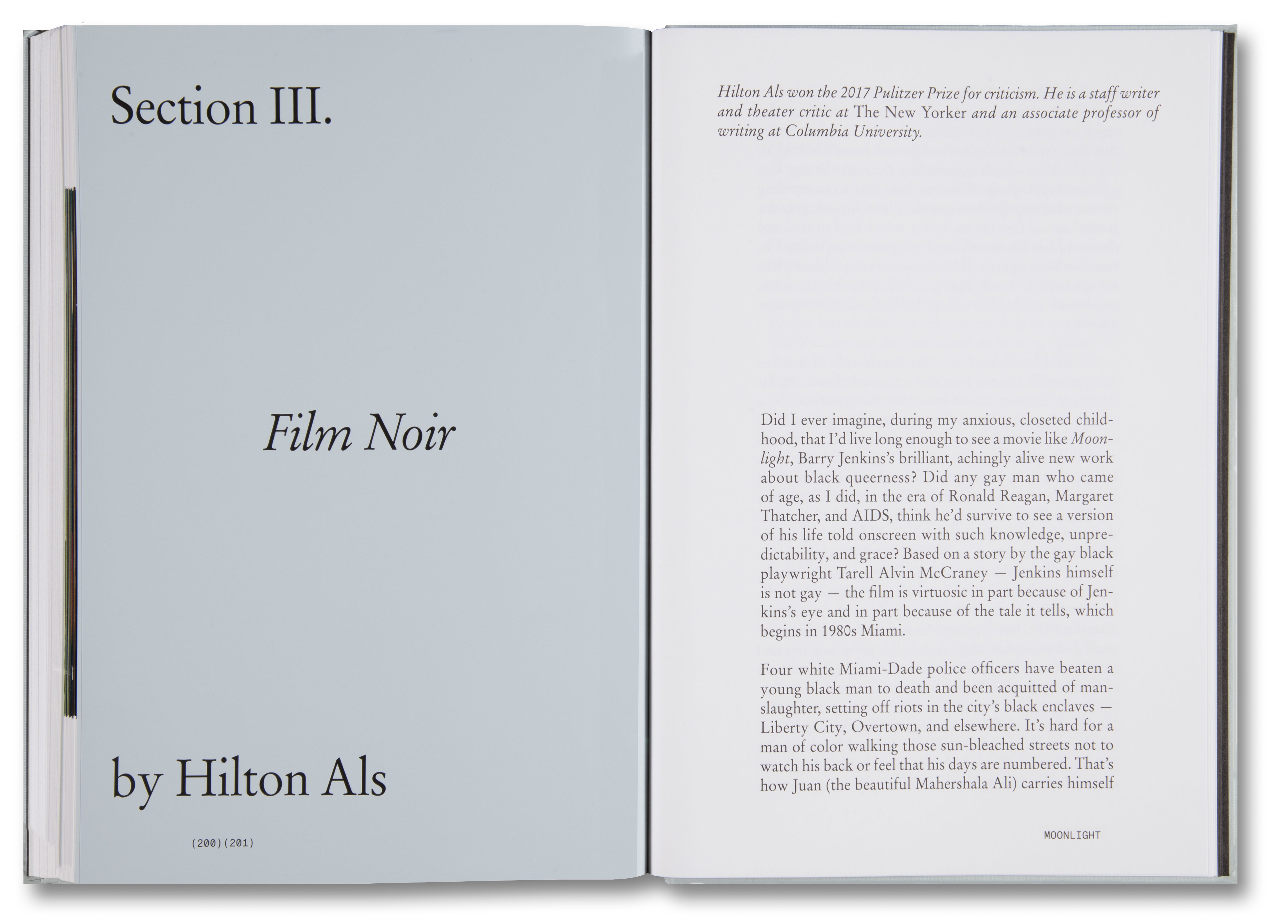 Barry Jenkins Moonlight Screenplay Book - A24 Hardcover Edition | Film Study, Screenwriting Inspiration & Movie Memorabilia Collection