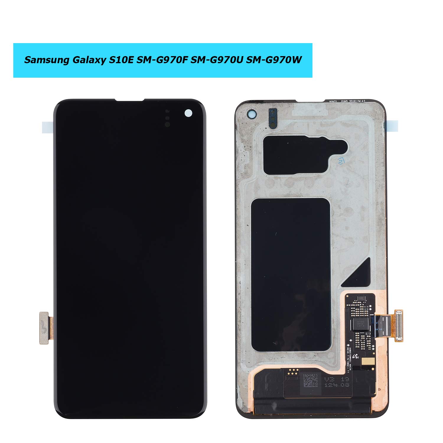 Original AMOLED Screen Replacement for Samsung Galaxy S10e SM-G970F/G970U/G970W - LCD Touch Display with Installation Tools - Perfect for DIY Phone Repair & Screen Replacement