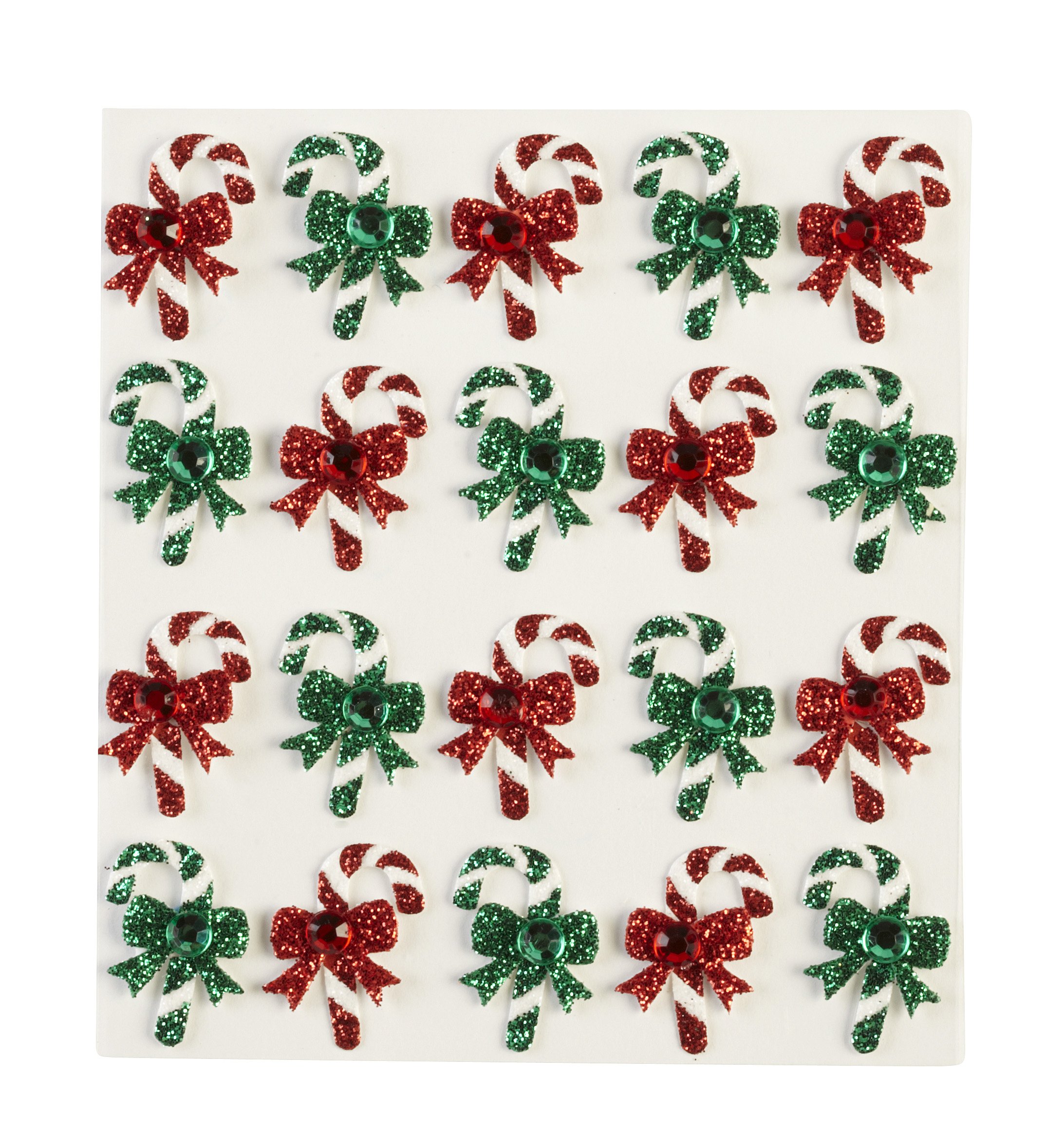 Jolee's Boutique 3D Candy Cane Stickers for Scrapbooking, Card Making, and Holiday Crafts - Perfect for Christmas DIY Projects, Gift Wrapping, and Party Decorations