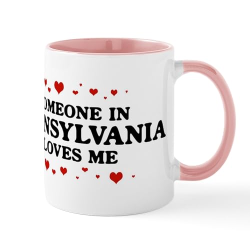 White/Pink Inside - Loves Me In Pennsylvania Mug