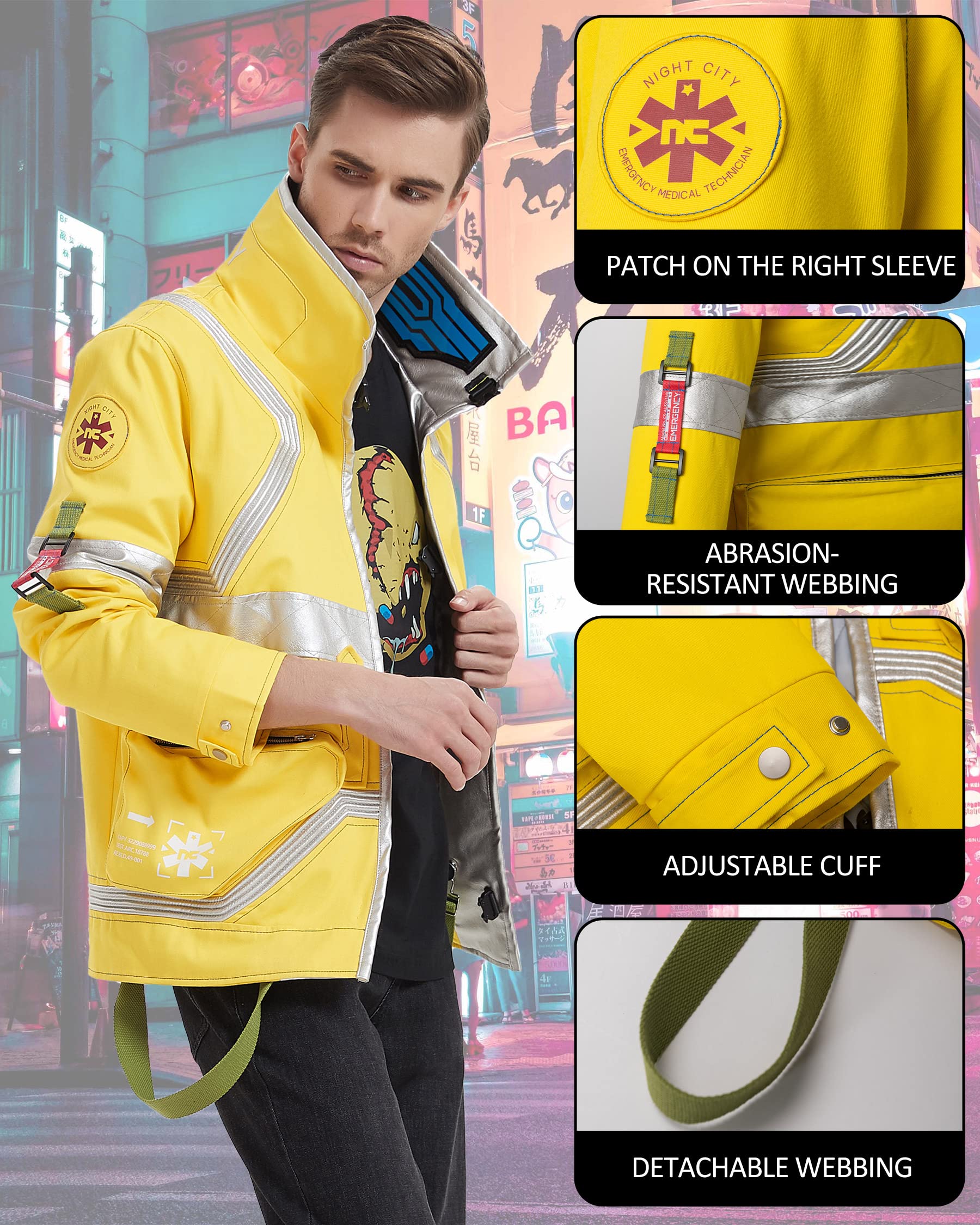 Authentic Samurai Cosplay Costume for Men & Women - Anime & Game Character Outfit - Perfect for Halloween, Conventions & Cosplay Events