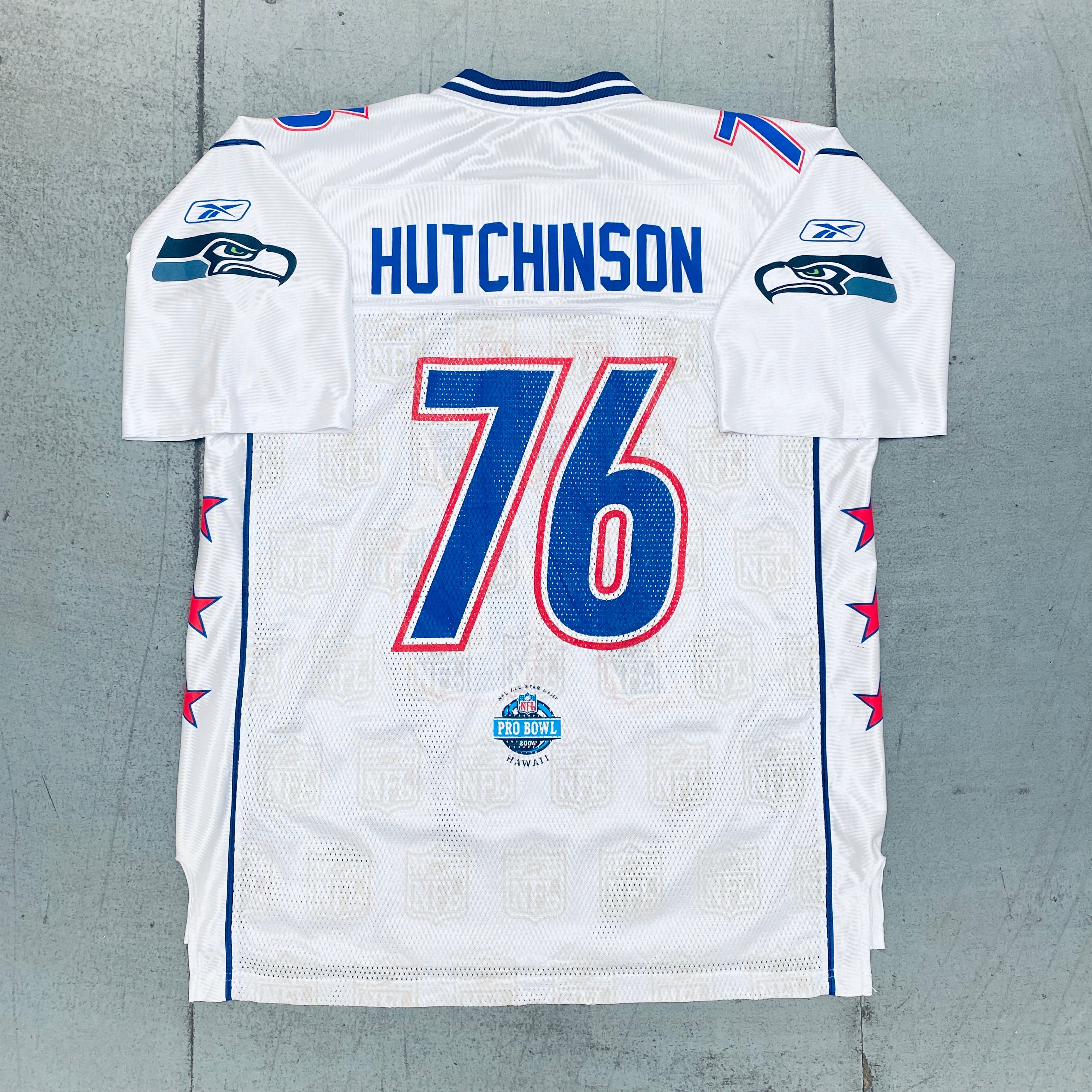 Steve Hutchinson 2006 Pro Bowl Jersey - Seattle Seahawks NFL Football Jersey for Men, Game Day & Fan Collection - Perfect for Football Games, Tailgating, and Seahawks Memorabilia Display