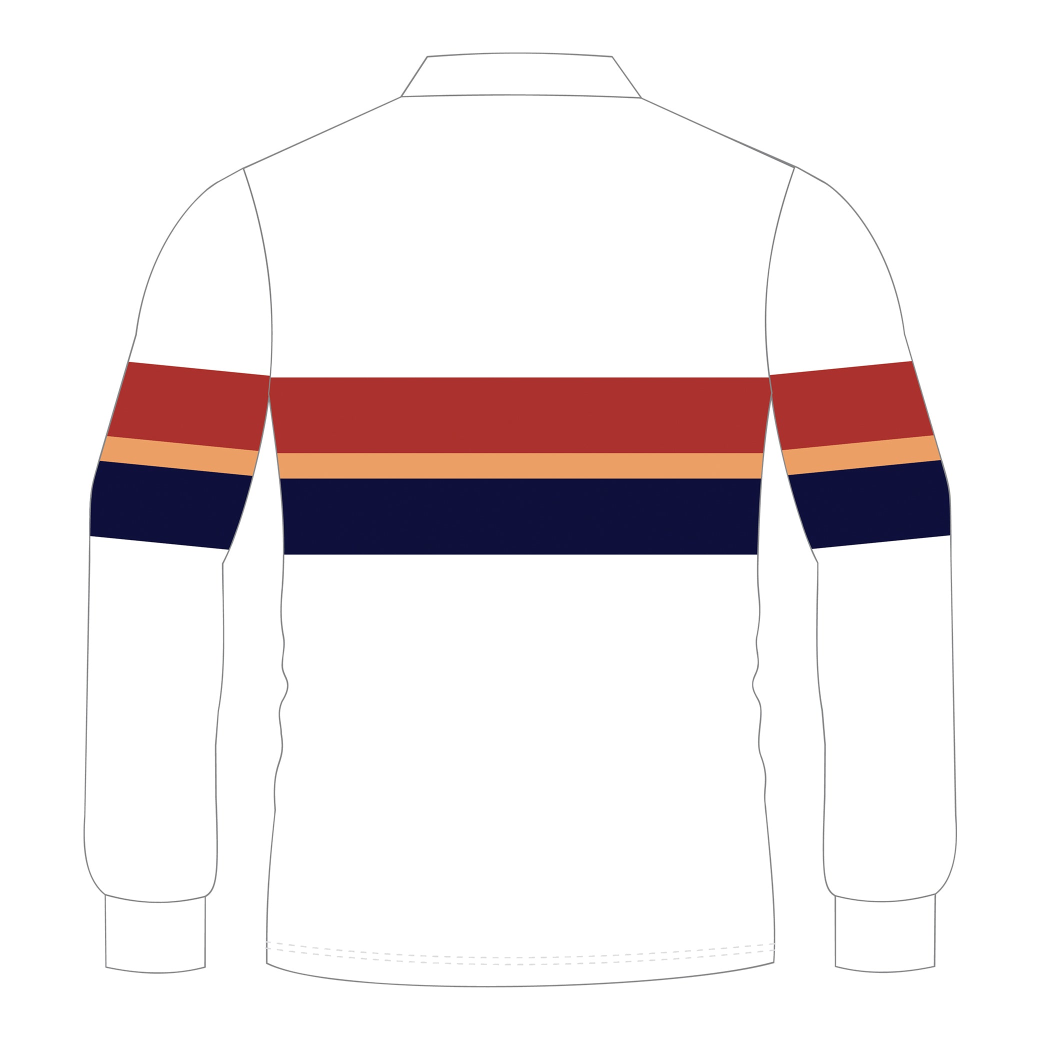 Chicago Yacht Club Heart of America Rugby Jersey - Premium Cotton Rugby Shirt for Men & Women - Perfect for Rugby Games, Sports Events & Team Uniforms