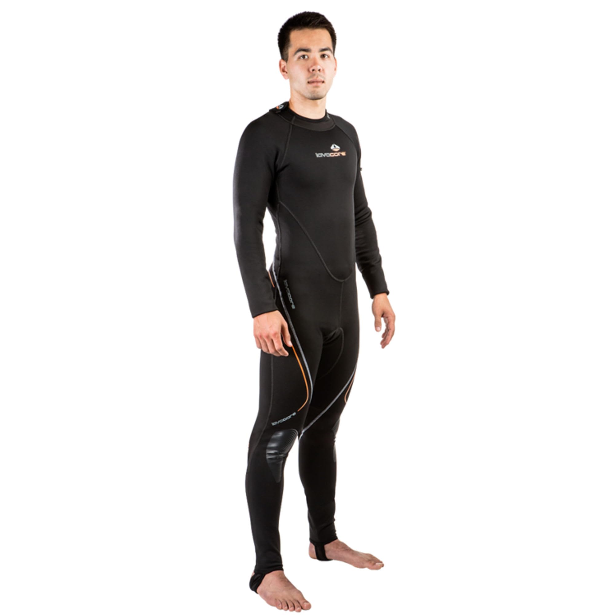 Men's Polytherm Full Suit with Heavy-Duty Back Zipper - Winter Thermal Underwear for Outdoor Sports & Cold Weather Activities