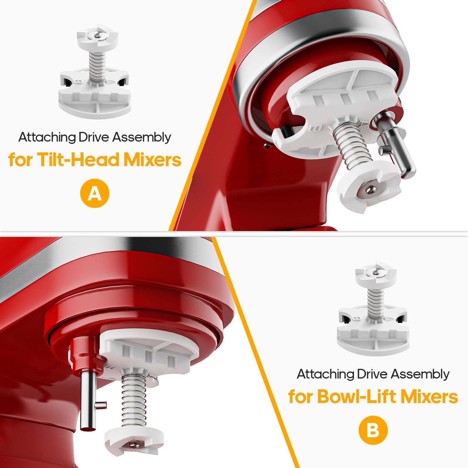 KitchenAid Ice Cream Maker Attachment - Compatible with 4.5 Qt & Larger Stand Mixers | Homemade Ice Cream, Gelato & Sorbet Maker | Perfect for Summer Treats & Family Desserts