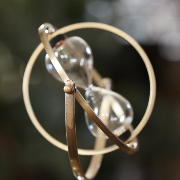 Bronze Time Turner Urn Rotating Hourglass - Elegant Home Decor for Harry Potter Fans | Perfect for Memorials, Gifts & Collectibles