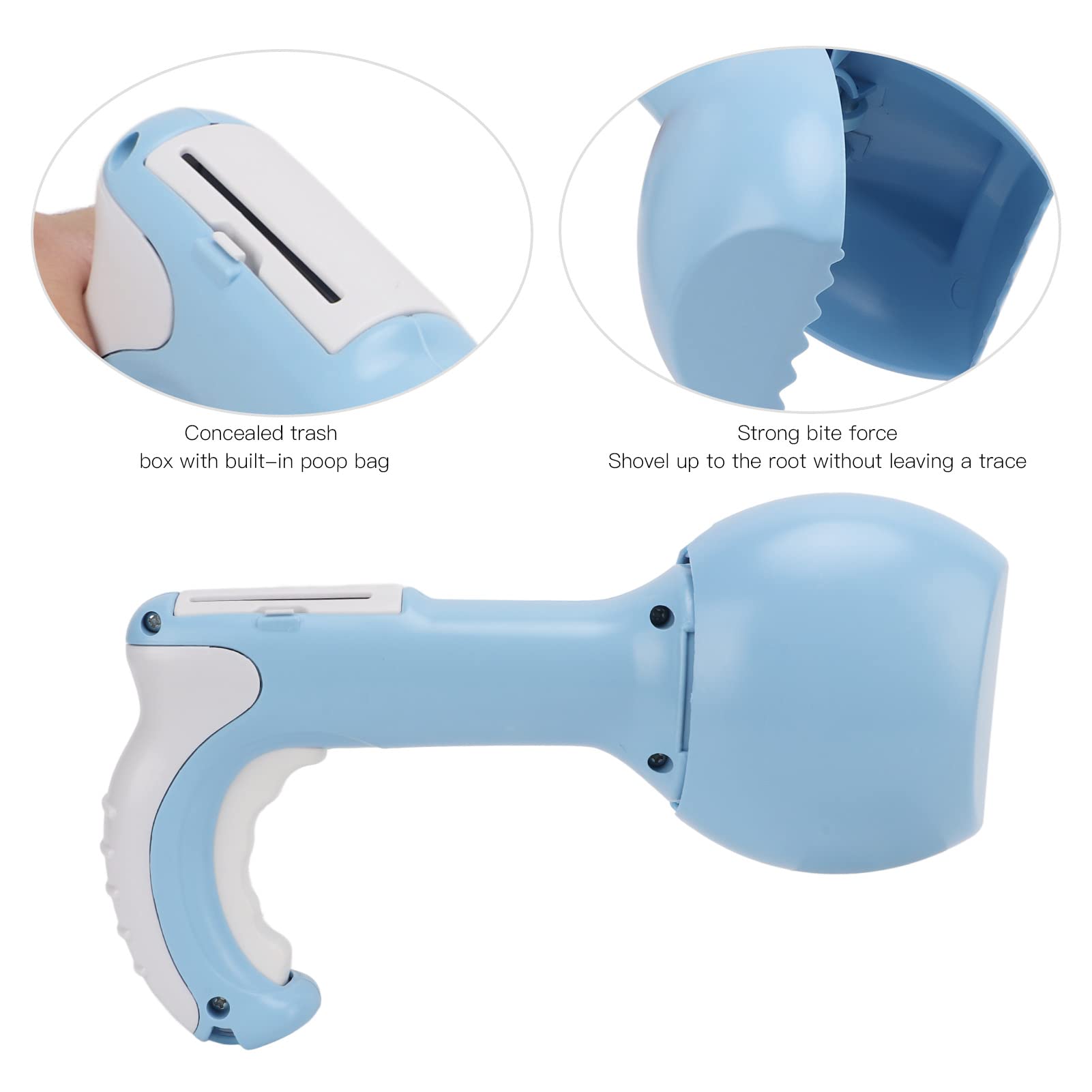 Portable Dog Poop Scooper - Ergonomic Pet Waste Cleaner for Easy Cleaning | Outdoor & Home Use