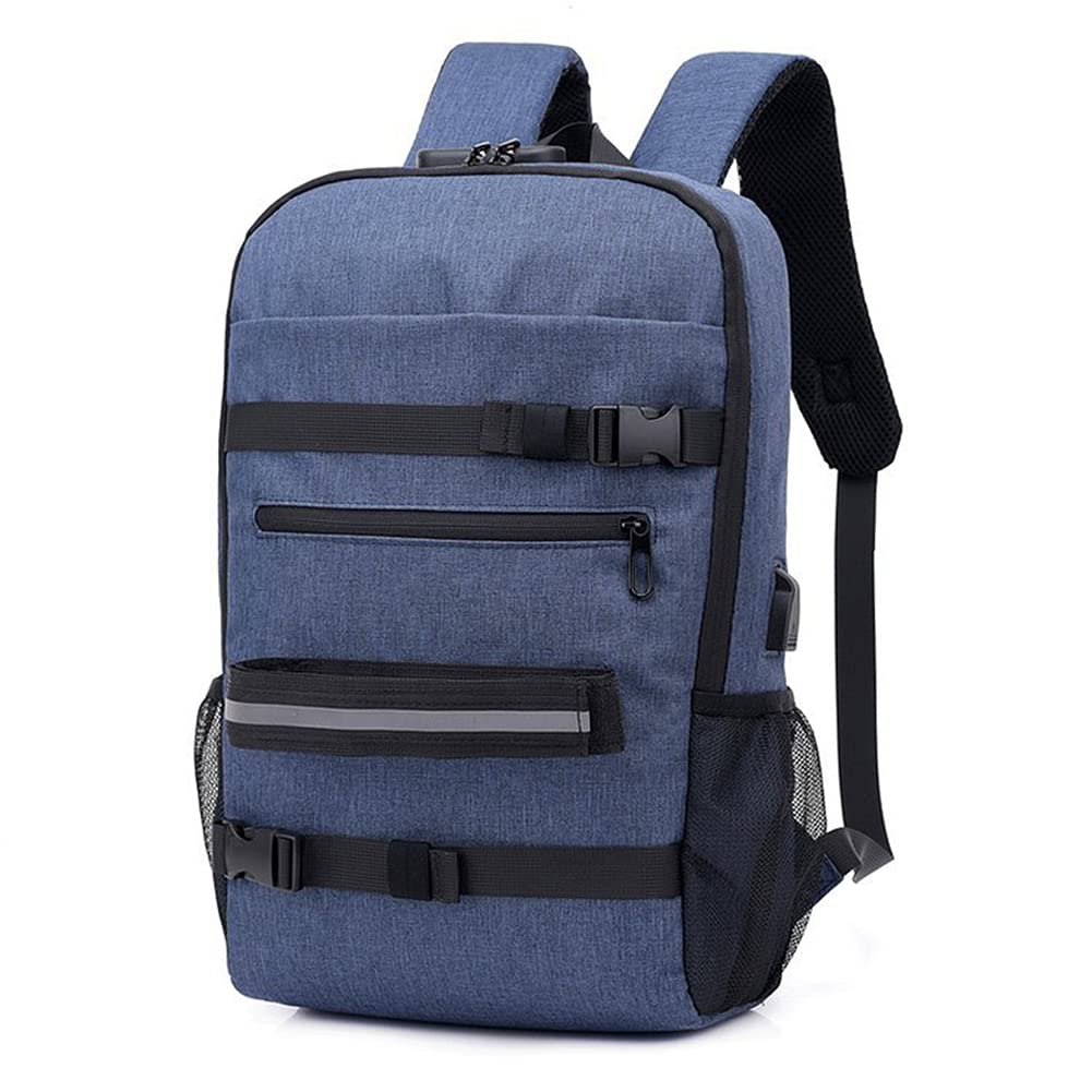 Skateboard Backpack for Business & Travel - Durable Laptop Backpack with Skateboard Straps - Perfect for College, Commuting & Outdoor Adventures
