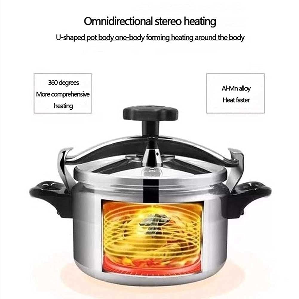 7L Large Capacity Pressure Cooker with Explosion-Proof & Anti-Scald Insulated Handle - Safe Kitchen Cooking Utensil for Fast Meals, Soups & Stews - Perfect for Home Chefs & Meal Prep