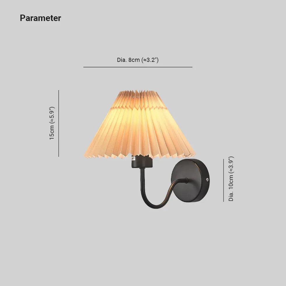 Modern Wall Sconces with Fabric Shades - Bedroom Lighting Fixtures for Cozy Ambience, Hallway & Living Room Decor