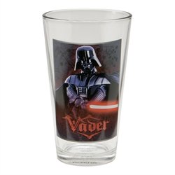 Star Wars 16 oz. Drinking Glasses Set of 4 - Collectible Movie Themed Cups for Coffee, Juice, Beer & Home Bar Decor