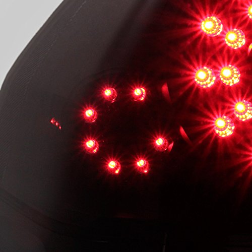 AKKON Smoked LED Tail Lights for Chevy Impala Sedan - Black Brake Lamp Replacement Pair (Left+Right) | Enhances Night Visibility & Style for 2014-2020 Models