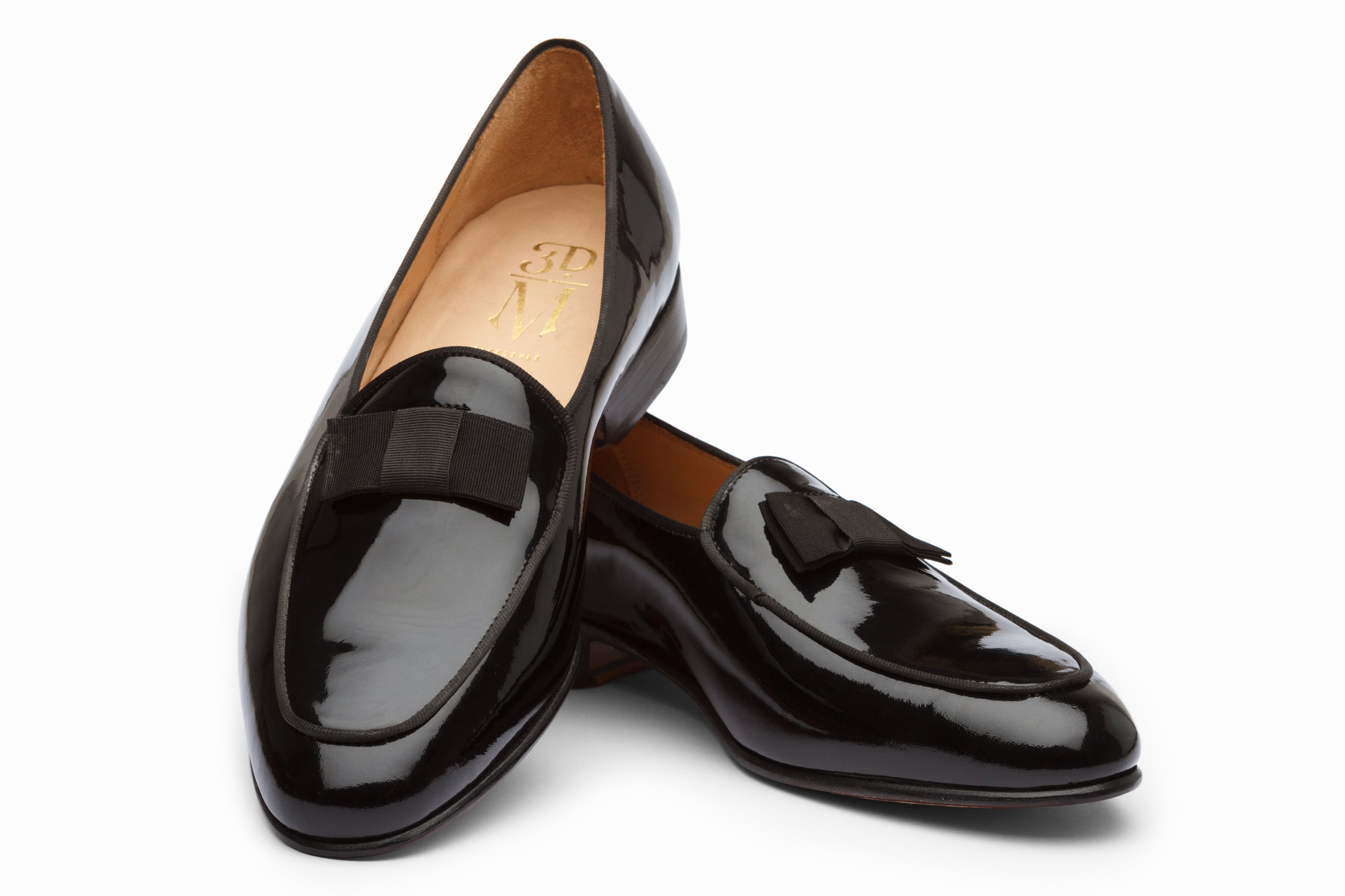 Elegant Black Patent Leather Formal Pumps with Grosgrain Bow - Perfect for Weddings, Office Wear & Evening Events
