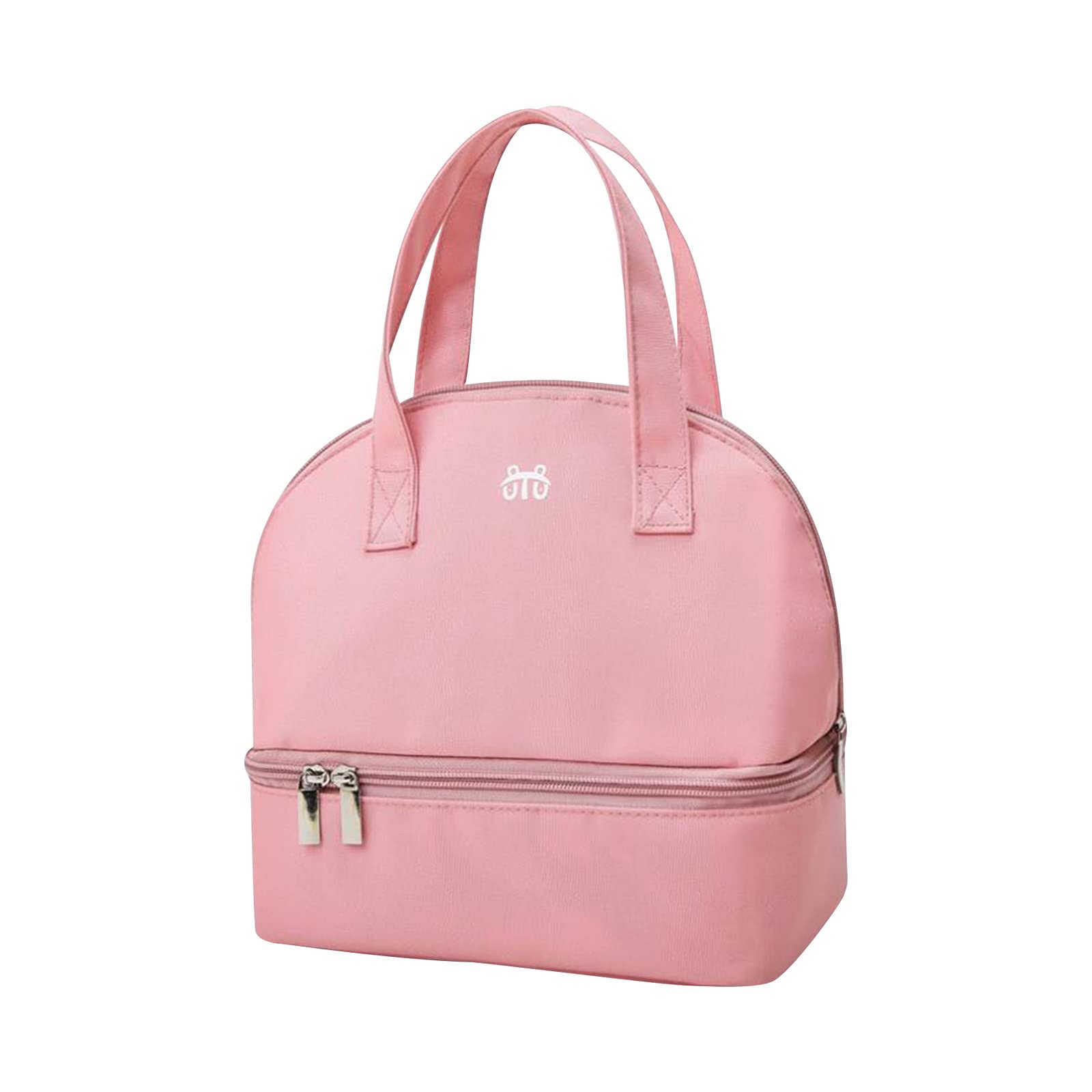 Portable Breast Milk Cooler Bag for Working Moms - Insulated Double-Layer Lunch Box with Contoured Ice Packs, Waterproof Breastmilk Storage & Transport Carrier (Pink) | Perfect for Office, Travel & On-the-Go Pumping