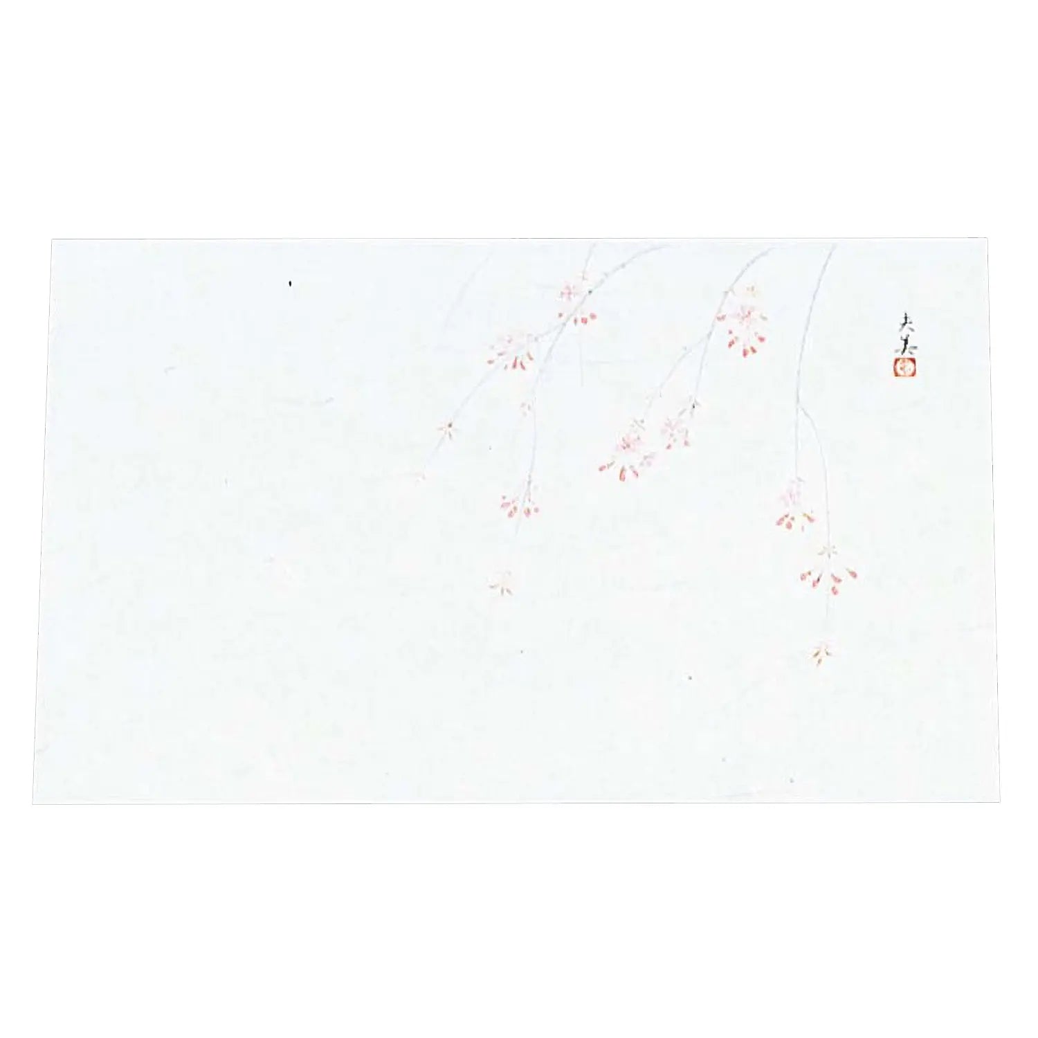 Premium Japanese Washi Paper Placemats - Cherry Blossom Design (Set of 100) - Elegant Table Setting for Dining, Parties & Home Decor