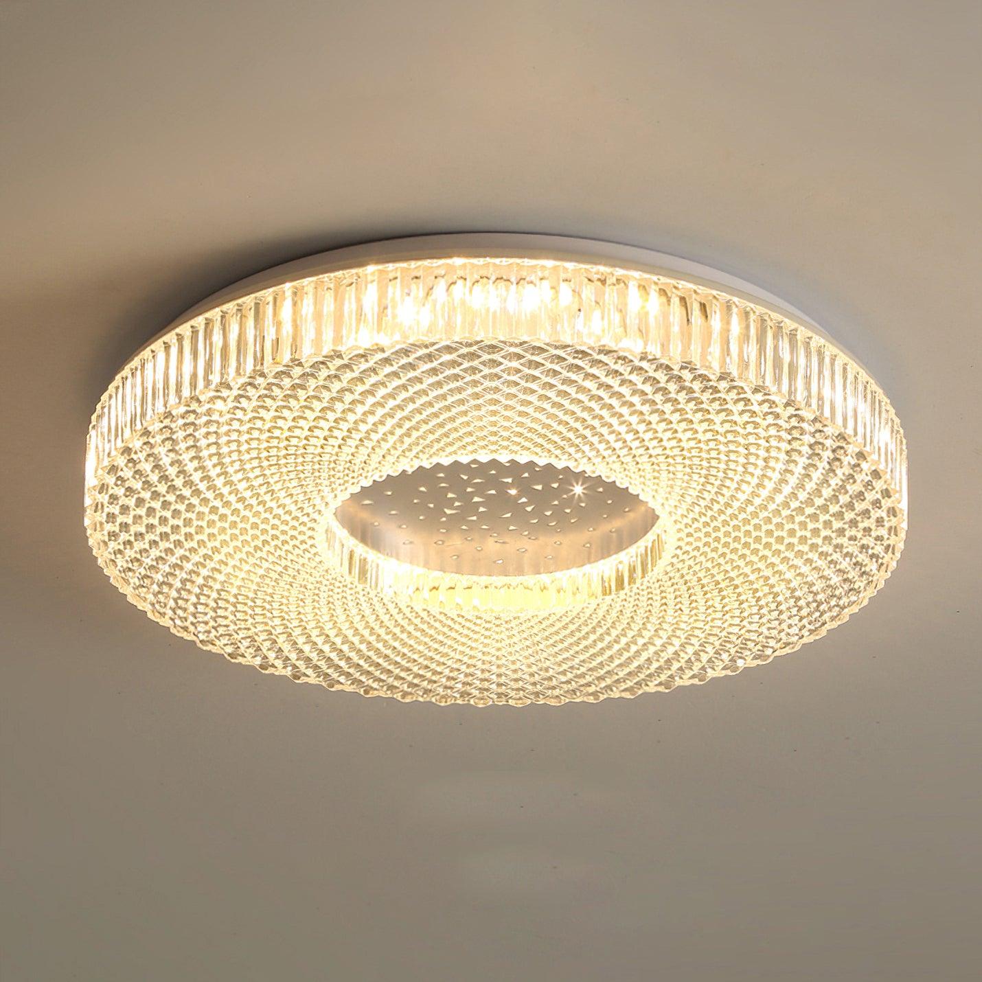 Cimona LED Flush Mount Ceiling Light - Ultra Slim Modern Fixture for Bedroom, Kitchen, Hallway & Closet Lighting - Energy Efficient Dimmable Indoor Light