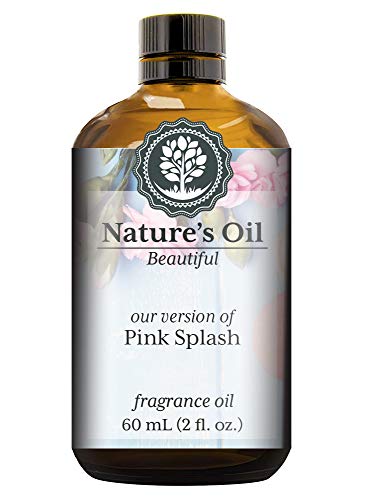 Pink Splash Fragrance Oil 60ml - Premium Scented Oil for Perfume, Diffusers, Soap Making, Candles, Body Lotion | Home Fragrance, Linen Spray, Bath Bombs & DIY Slime | Perfect for Aromatherapy, Relaxation & Gift Giving