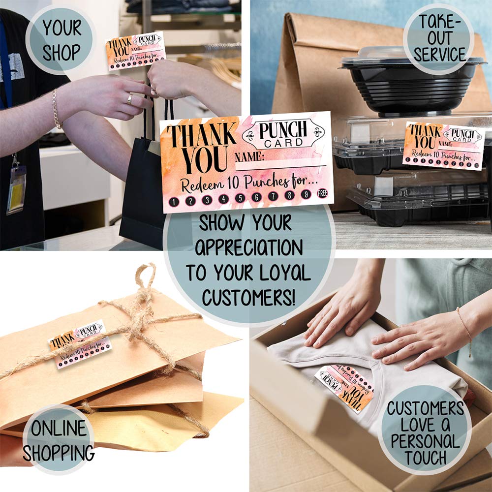 Business Thank You Cards - 50 Pack Minimalist Blank Note Cards (3.5