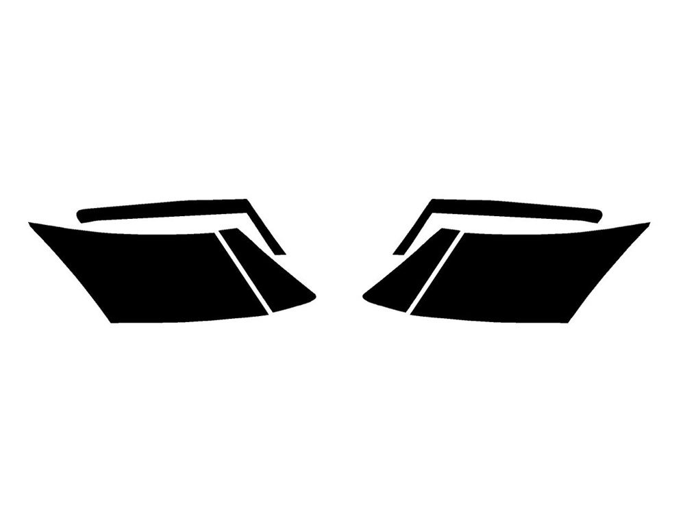 Smoke Tail Light Tint Covers for 2008-2010 Honda Accord Coupe - Premium Vinyl Film for Custom Car Styling & Nighttime Driving Safety