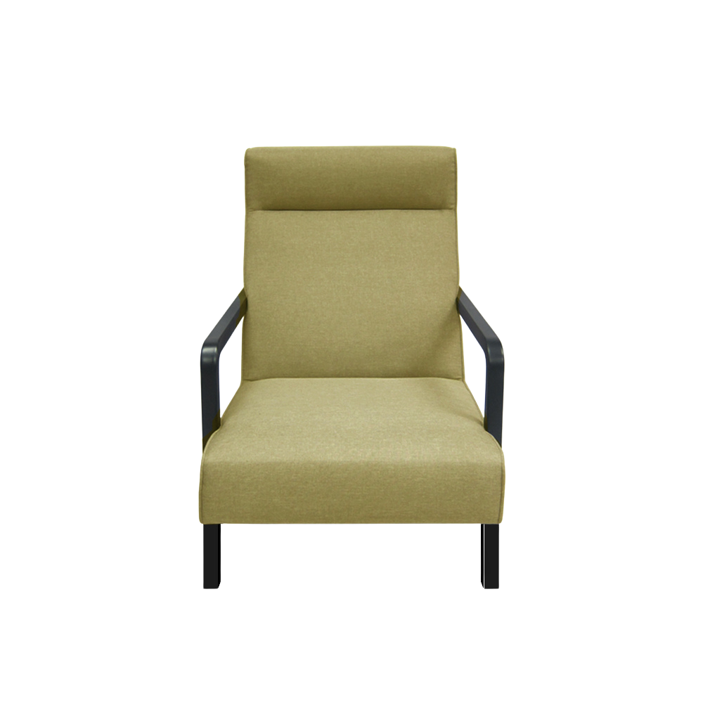 Swaff Armchair in Orange - Modern Comfortable Lounge Chair for Living Room, Bedroom & Office - Perfect for Relaxing, Reading & Decor