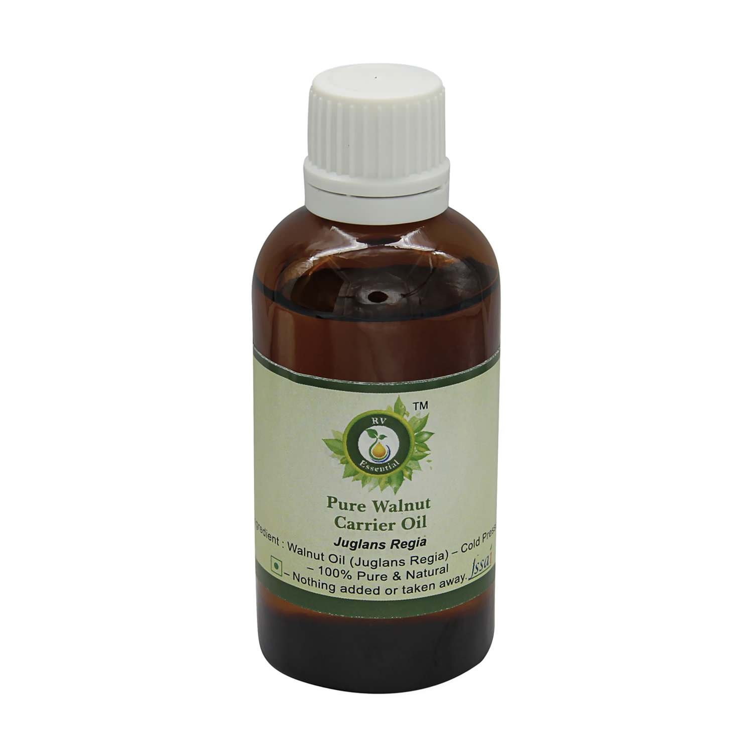 Pure Walnut Carrier Oil (Juglans Regia) 50ml - 100% Natural Cold Pressed for Hair, Skin & Massage - DIY Beauty & Aromatherapy Essential Oil Blend