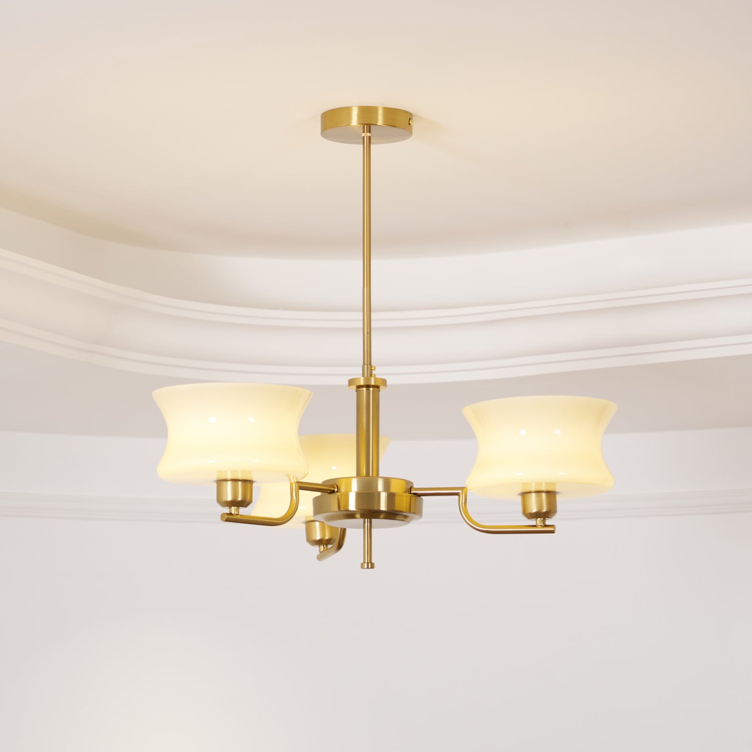 Elegant Blue Crystal Chandelier - Modern Ceiling Lighting Fixture for Dining Room, Bedroom & Living Room Decor