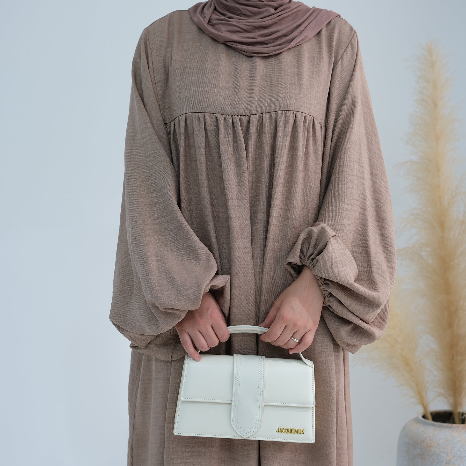 Itasha Nursing Abaya Khimar Set - Modest Muslim Prayer Dress with Easy Nursing Access | Perfect for Prayer, Breastfeeding & Daily Wear