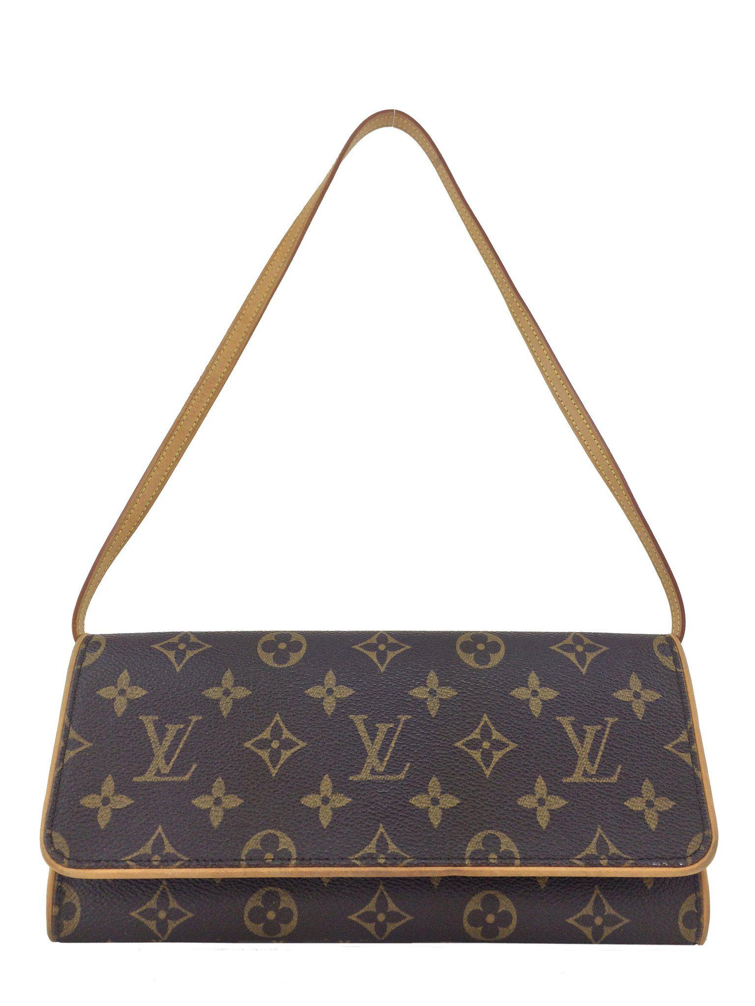 Authentic Louis Vuitton Monogram Canvas Pochette Twin GM Bag - Luxury Crossbody Purse for Women, Perfect for Date Night & Travel Accessories
