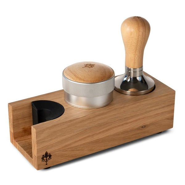Eureka Coffee Tamping Station - Professional Espresso Tamper Stand with Silicone Mat for Baristas & Home Brewing - Perfect for Espresso Machines & Coffee Shops