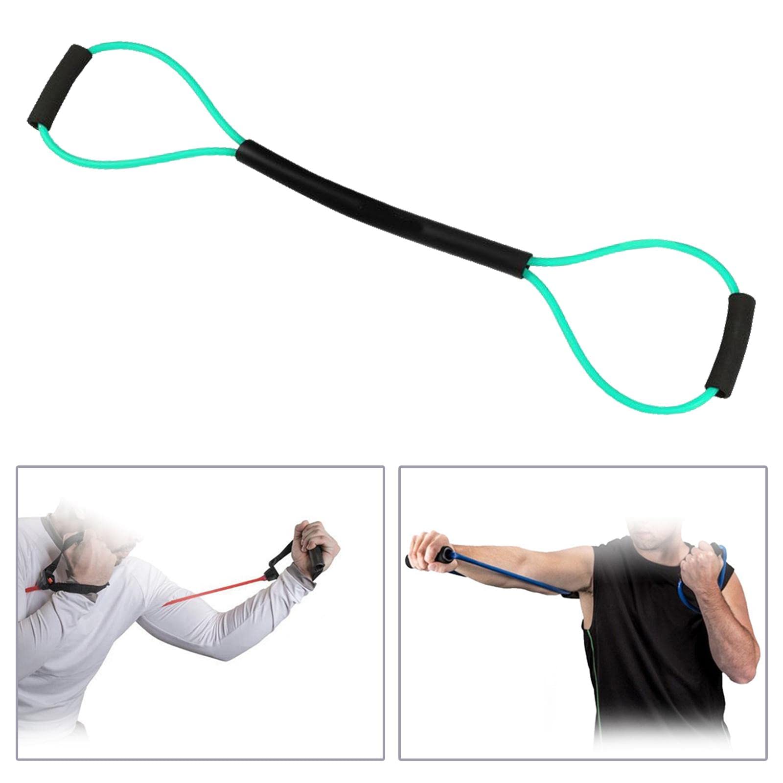 Premium Exercise Resistance Bands with Comfort Handles - Strength Training Tension Ropes for MMA, Shadow Boxing & Indoor Workouts - Ideal for Home Gym, Fitness Training & Thai Women's Workout Routine