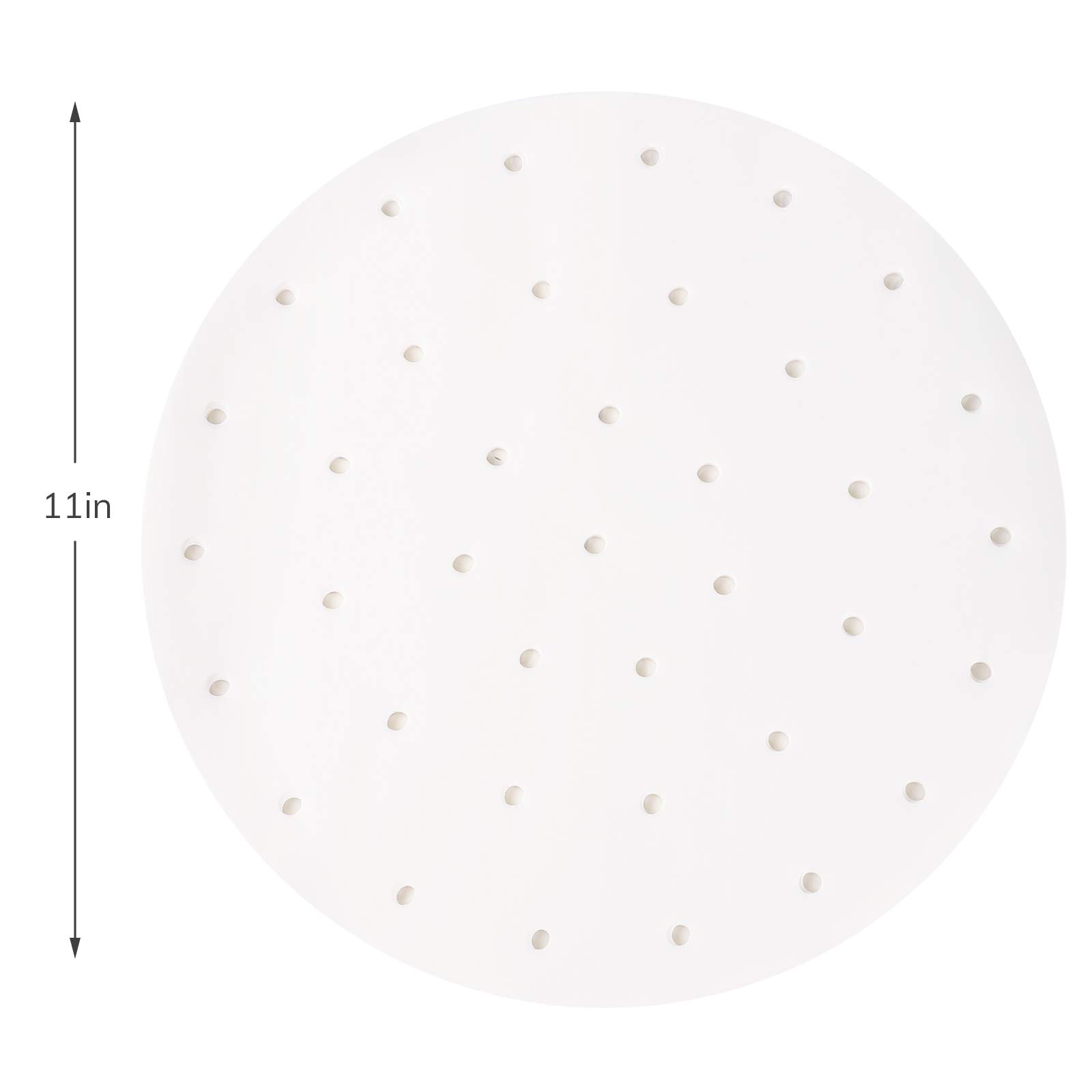 Beasea 11 Inch Air Fryer Parchment Paper - 200pcs Disposable Perforated Liners for Air Fryer, Steaming Basket & Bamboo Steamer | Non-Stick Baking, Cooking & Healthy Meal Prep | Perfect for Roasting, Frying & Steaming Vegetables, Meat & Snacks