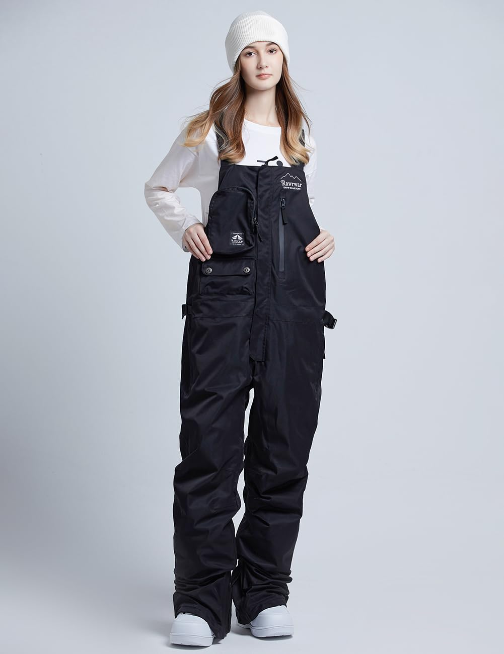 Waterproof Insulated Ski Bib Overalls for Men & Women - Windproof Snow Pants for Skiing, Snowboarding & Outdoor Winter Activities