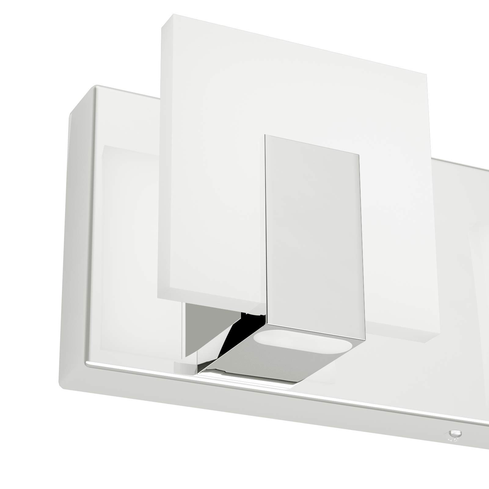 Aipsun Modern LED Vanity Light - Frosted White Acrylic Bathroom Wall Light Fixture with Up & Down Lighting - Perfect for Bathroom Mirror, Makeup Area & Dressing Room
