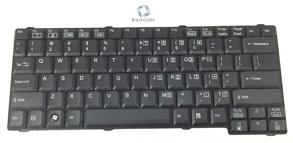 Original Acer Aspire 1500 1620 Laptop Keyboard Replacement - Model V0208BIFS1 | US Layout | Compatible with Acer Aspire 1500/1620 Series | Perfect for Home Office & School Use