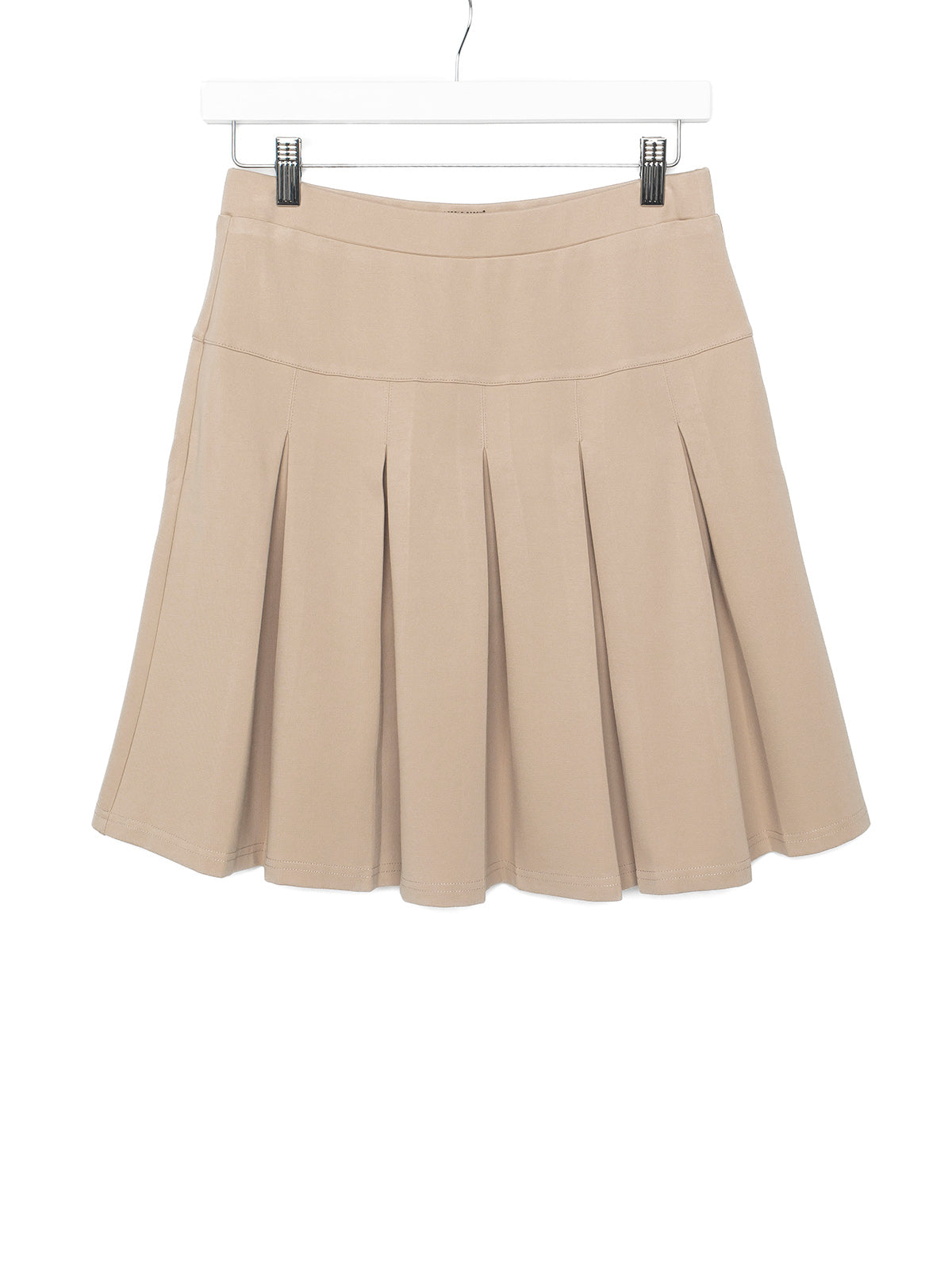 Women's Stretchy Basic Skort Shorts - Comfortable Athletic Skirt Shorts Hybrid for Running, Yoga & Tennis - Camel Color