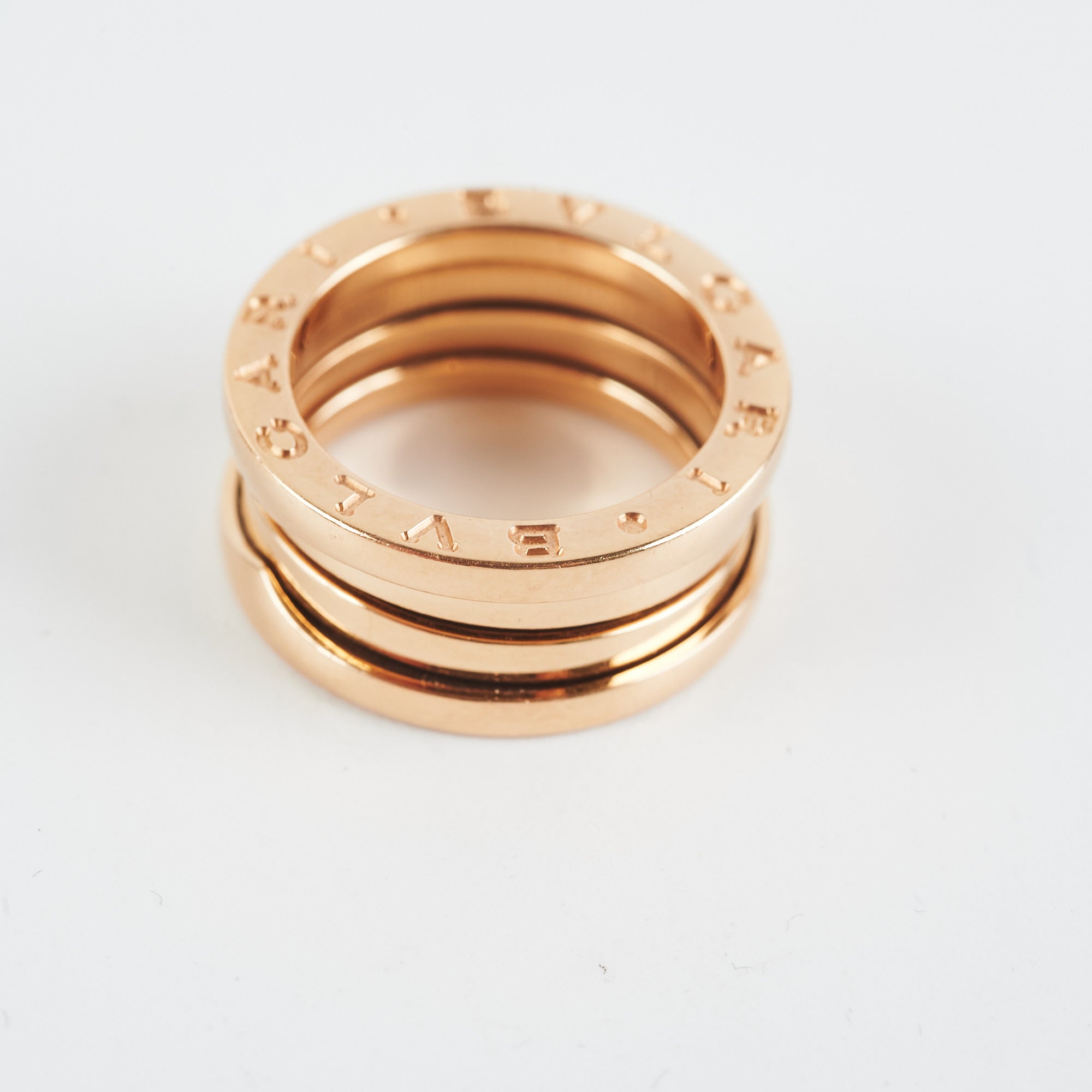 Bvlgari B Zero 1 Ring - 18K Gold or Rose Gold Luxury Band Ring for Women, Size 49 - Perfect for Weddings, Anniversaries & Special Occasions