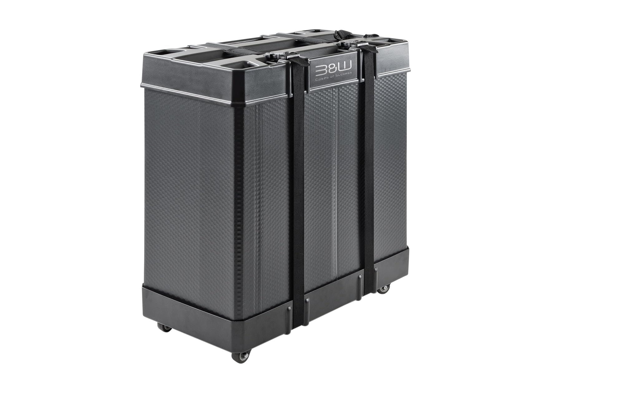 B&W International Folding Bike Storage Box - Portable & Durable Bike Case for Travel, Camping & Home Storage - Compact Design for Easy Transport & Space Saving