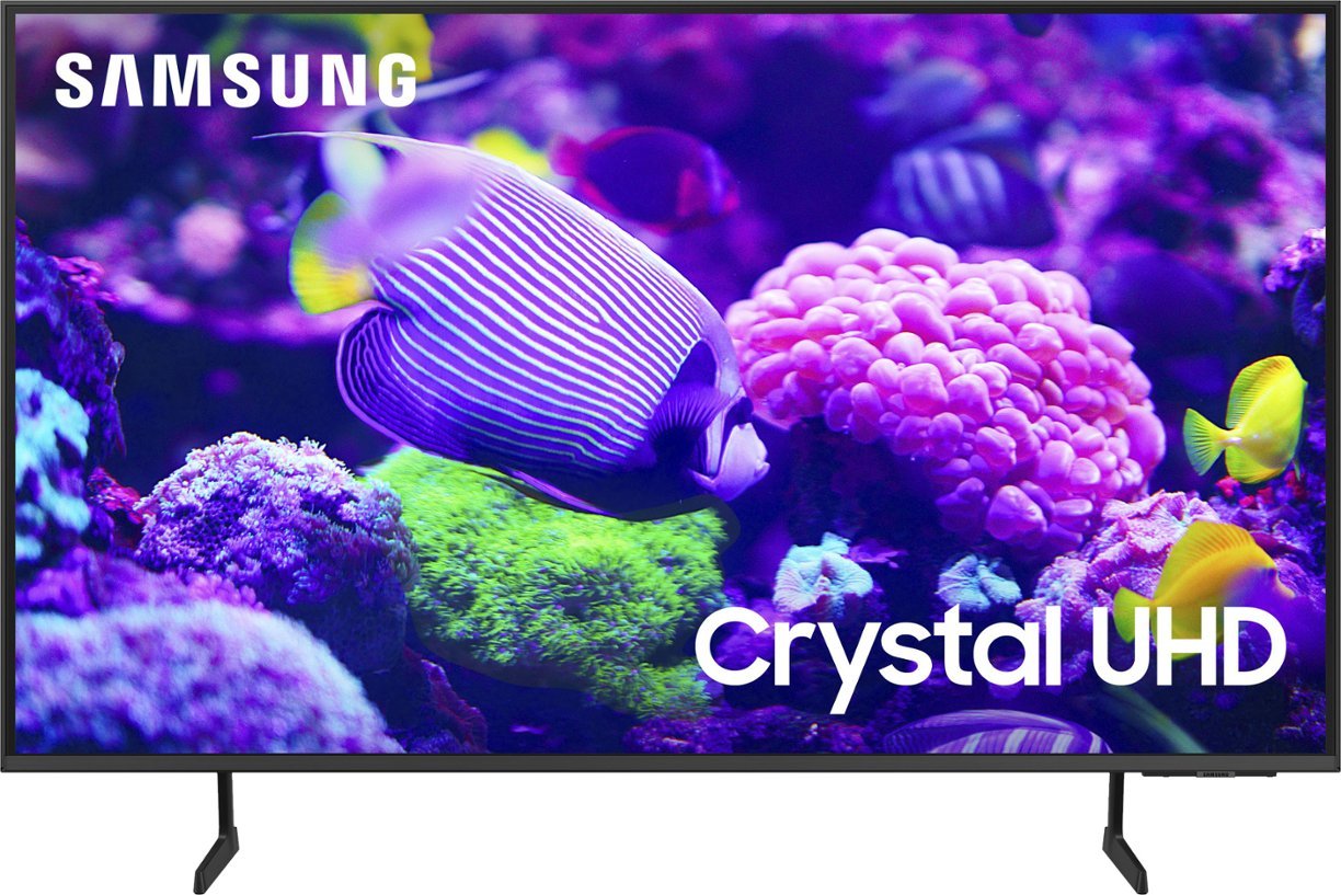 SAMSUNG 43 Inch DU7200 Crystal UHD 4K Smart TV with HDR (UN43DU7200D) - Perfect for Living Rooms, Bedrooms & Home Theaters