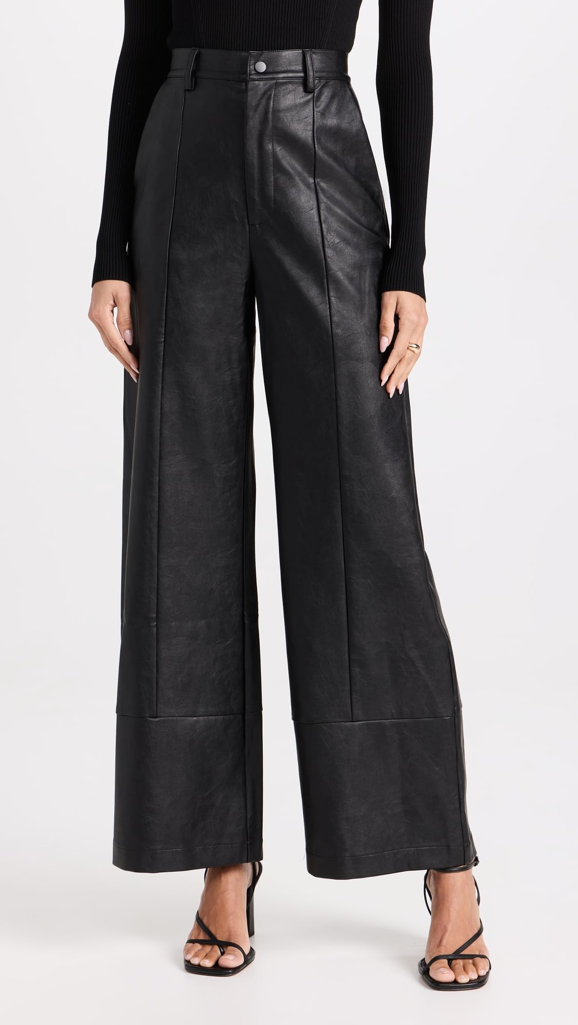 Bardot Women's Marlowe Wide Leg Pants - High Waisted Flowy Trousers for Work & Casual | Office, Travel & Everyday Wear