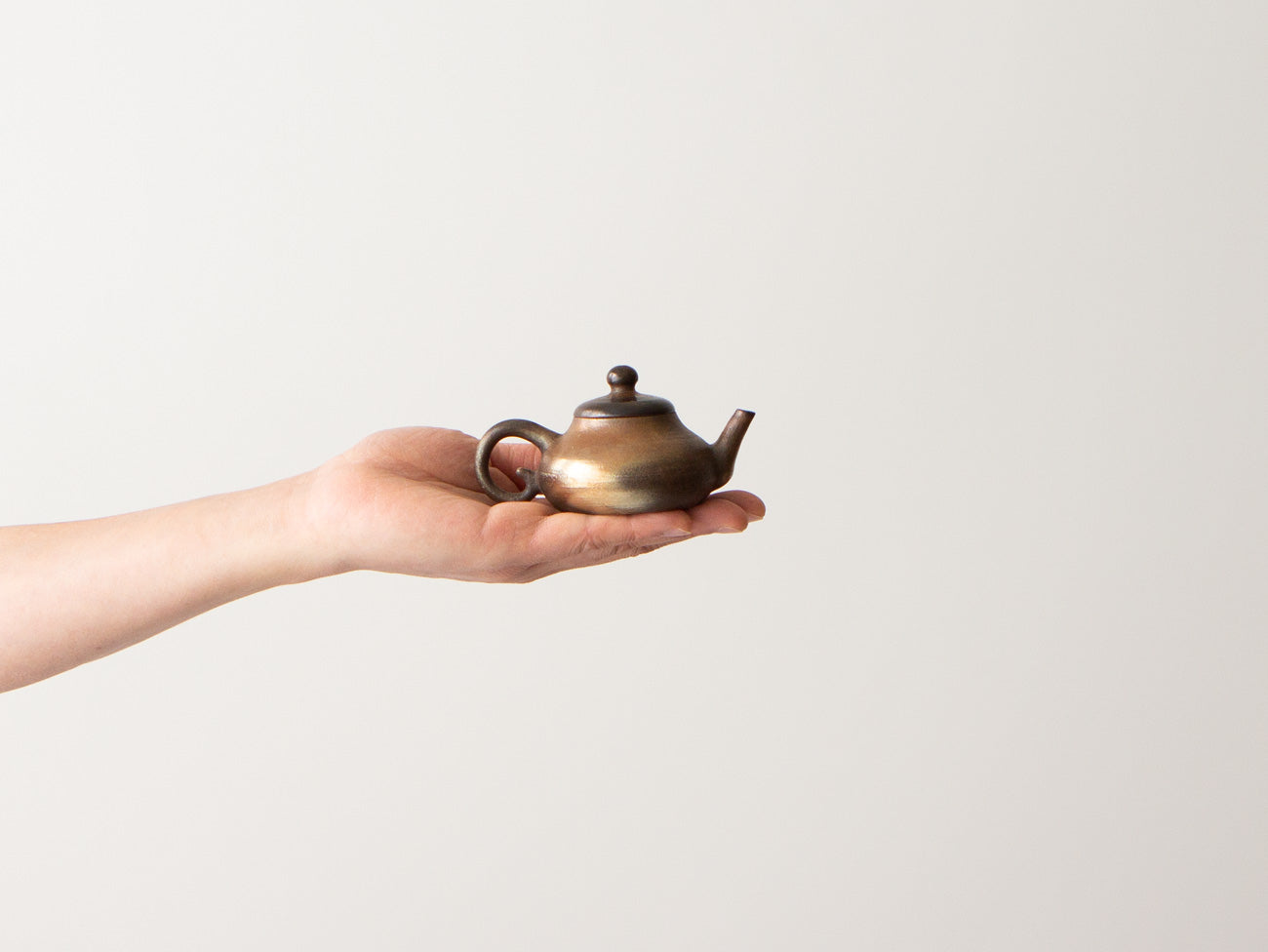 Premium Bronze Teapot No. 5 - Handcrafted Traditional Chinese Tea Pot for Gongfu Tea Ceremony | Perfect for Home, Office & Gift Giving