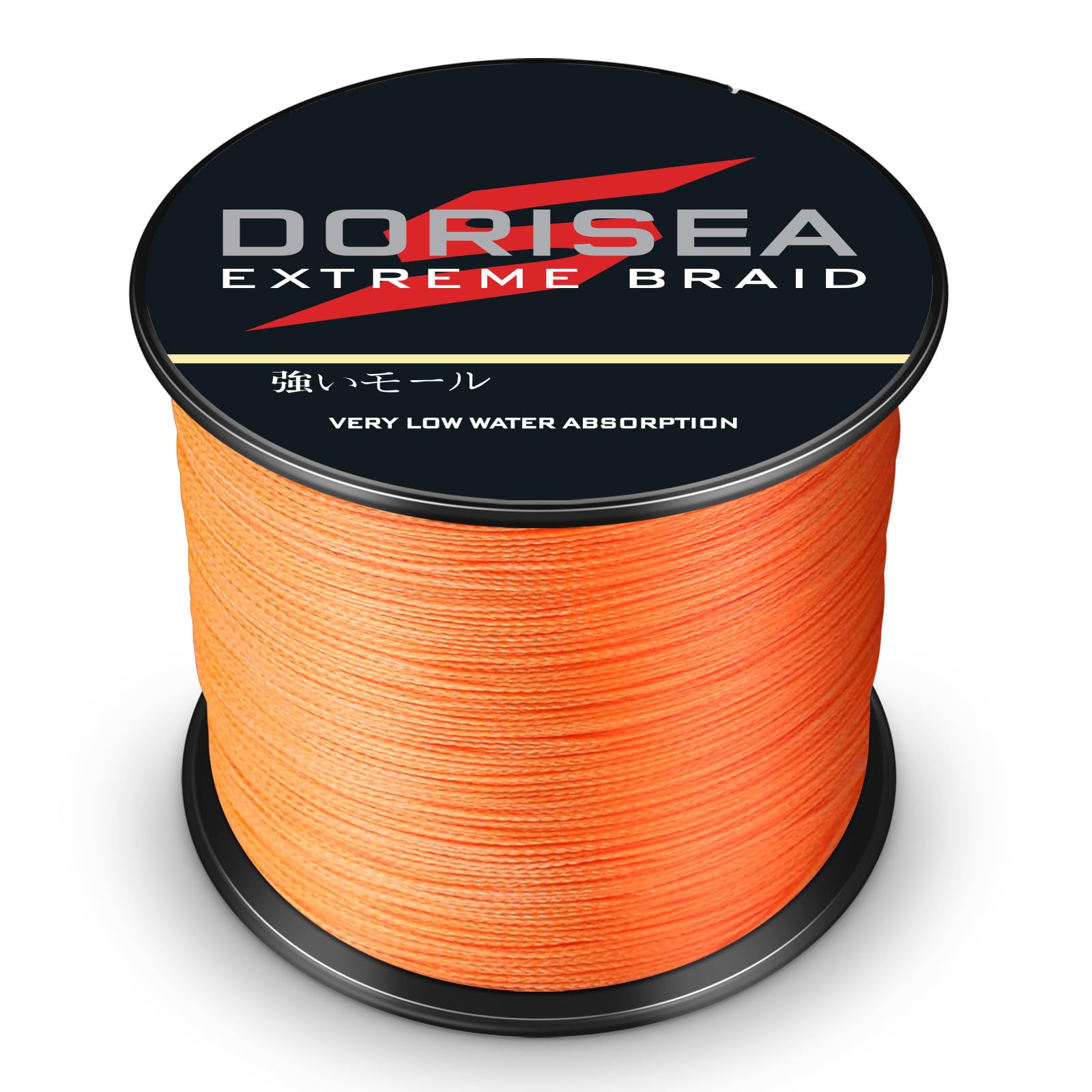 Extreme Braid 100% PE Orange Braided Fishing Line 109-2187 Yards 6-550LB Test - Super Strong Saltwater & Freshwater Fishing Line for Bass, Trout, Salmon - Ideal for Casting, Trolling & Deep Sea Fishing