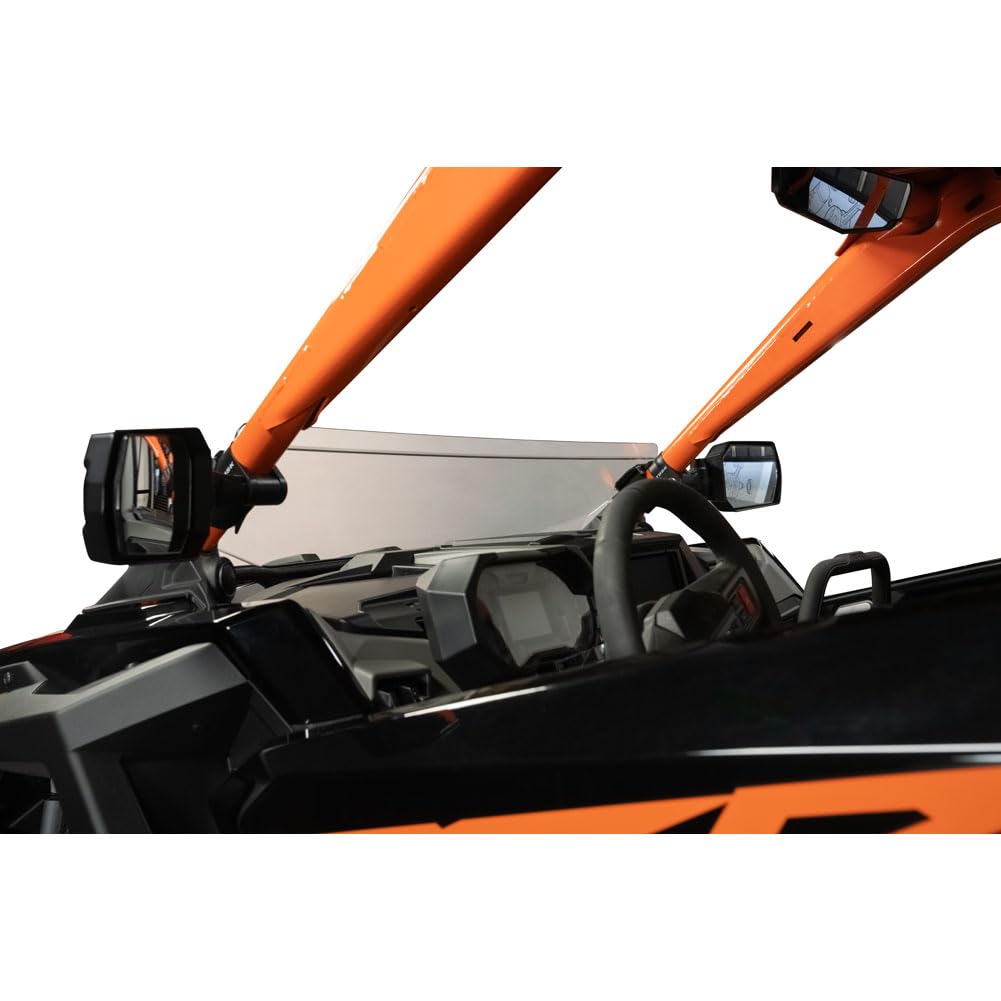 Tusk Removable Half Windshield Clear for Polaris RZR Pro R 4 Ultimate 2022 | Durable ATV Windshield for Off-Road Adventures & Trail Riding